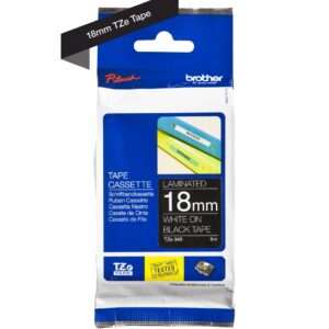 Nastro Originale (18mm x 8mt) Bianco/Nero