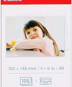 Kit Cartucce C/M/Y + Carta Foto (108 fogli 10x15) Originale