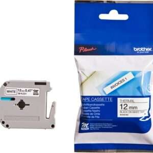 Nastro Originale (12mm) Nero/Bianco