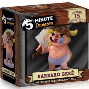 5-Minute Dungeons Barbaro Bebè Italiano Espansione Gioco da Tavolo