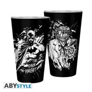 Abyver119 - Dc Comics - Bicchiere Batman & Joker 500ml Di Vetro Gadget