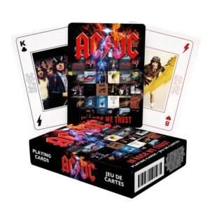 AC/DC IN ROCK WE TRUST PLAYING CARDS CARTE DA GIOCO AQUARIUS ENT