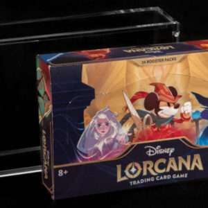ACRYLIC BOX PROTEZIONE DISNEY LORCANA BOOSTER BOX CUSTODIE/PROTEZIONE - CARTE DA GIOCO/COLLEZIONE