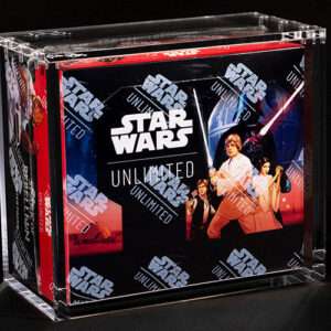 ACRYLIC BOX PROTEZIONE STAR WARS UNLIMITED BOOSTER BOX CUSTODIE/PROTEZIONE - CARTE DA GIOCO/COLLEZIONE