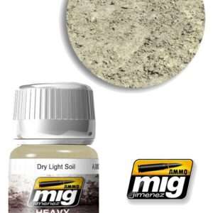 AMMO BY MIG JIMENEZ HEAVY MUD TEXTURE DRY LIGHT SOIL 1700 COLORI