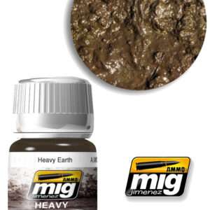AMMO BY MIG JIMENEZ HEAVY MUD TEXTURE HEAVY EARTH 1704 COLORI