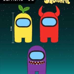 Among Us Mega Squishme Anti-stress Figura 15 Cm Just Toys