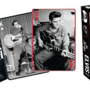 AQUARIUS ENT ELVIS PLAYING CARDS -B&W- CARTE DA GIOCO