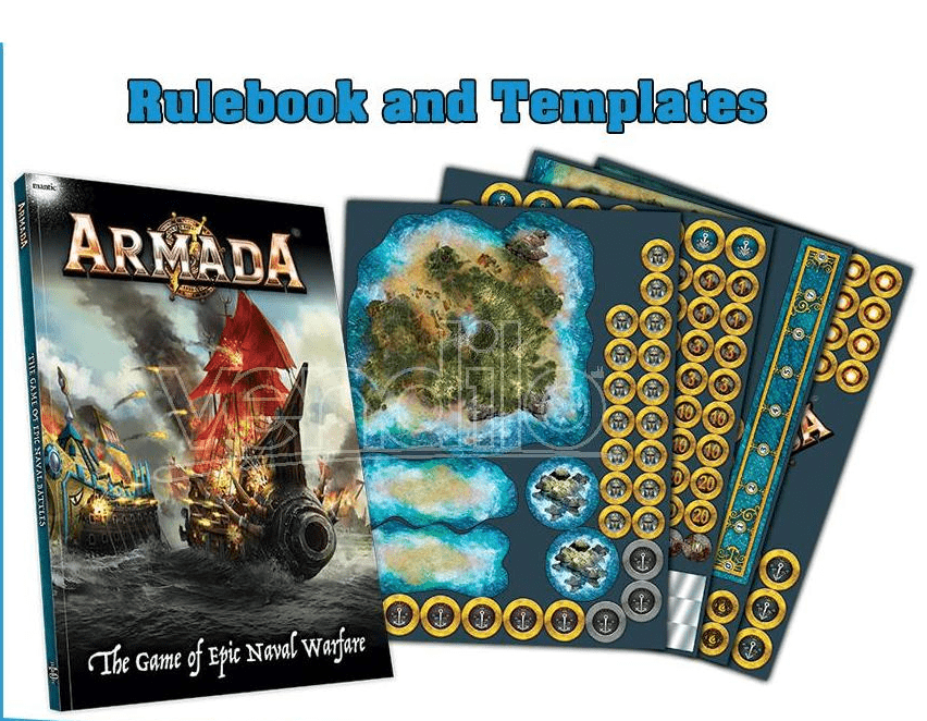Armada Rulebook E Tempiatti Gioco Da Tavolo Mantic