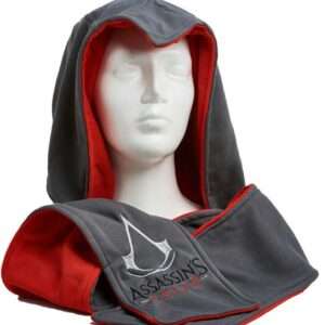 Assassin Creed Felpa Con Cappuccio Con Sciarpa Sciarpa Glp