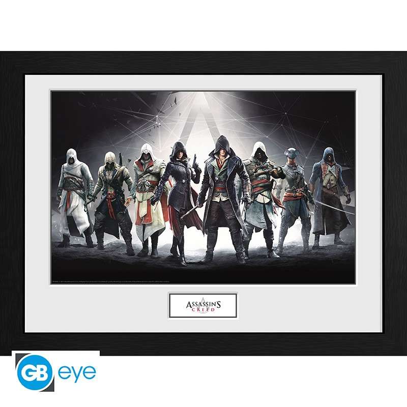 Assassin's Creed Stampa Incorniciata "Characters" (30x40 Cm) GB Eye
