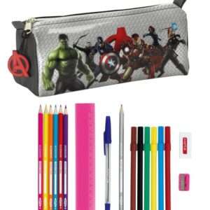 Astuccio Portapenne Scuola Avengers Age Of Ultron 17 pezzi 20 Cm