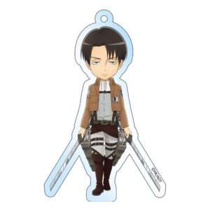 Attack On Titan Acrylic Portachiavi Levi Holographic 8 Cm Sakami Merchandise