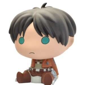 Attack on Titan Chibi Bust Bank Eren 16 cm Salvadanaio Plastoy