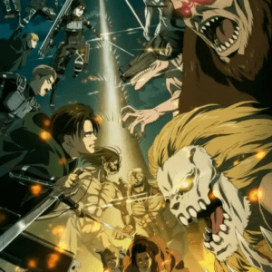 Attack On Titan Paradis vs Marley Poster 52 x 38 cm Gbeye