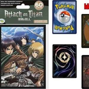 ATTACK ON TITAN SLEEVES BATTLE TRIO Accessori Don T Panic Games