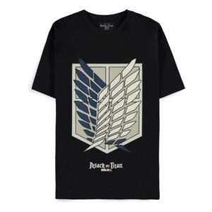 Attack On Titan T-Shirt Logo Season 4 Taglia M Difuzed