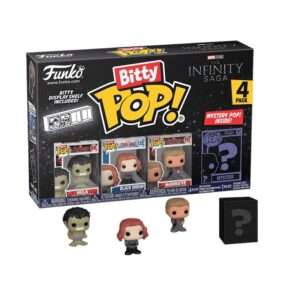 Avengers Bitty Funko Pop Figura Hulk Black Widow Hawkeye + Sorpresa 2,5 Cm