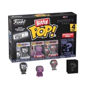 Avengers Bitty Funko Pop Figura War Machine Vision Ultron + Sorpresa 2,5 Cm