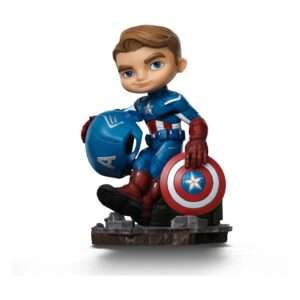 Avengers Infinity Saga Mini Co. Pvc Figura Captain America 14 Cm Iron Studios
