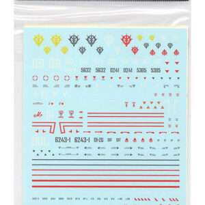 GUNDAM HIGH GRADE HGUC MODEL KIT DECAL 38 ZEON 3 GD38 ACCESSORI BANDAI