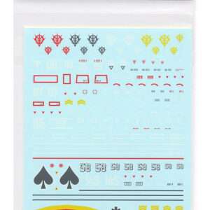 GUNDAM HIGH GRADE HGUC MODEL KIT DECAL 39 ZEON 4 GD39 ACCESSORI BANDAI