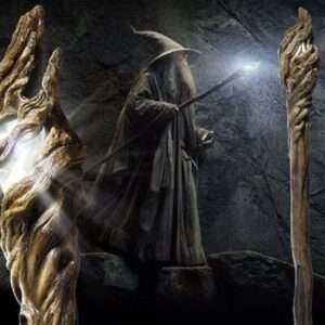 Bastone Luminoso Gandalf Lo Hobbit Il Signore degli Anelli 186 cm Noble