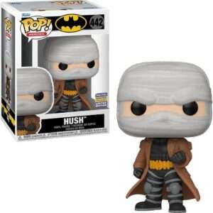 Batman Funko POP Vinile Figura Hush 9 cm Esclusiva Italia Scatola Rovinata