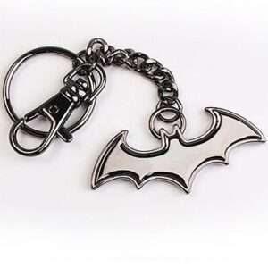 Batman Metal Key Ring Black Logo Noble Collection