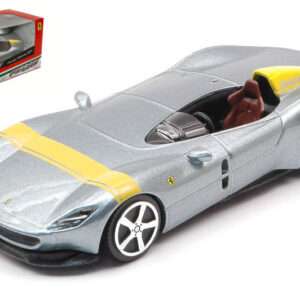 BBURAGO BU36046 FERRARI MONZA SP1 SILVER 1:43 Modellino