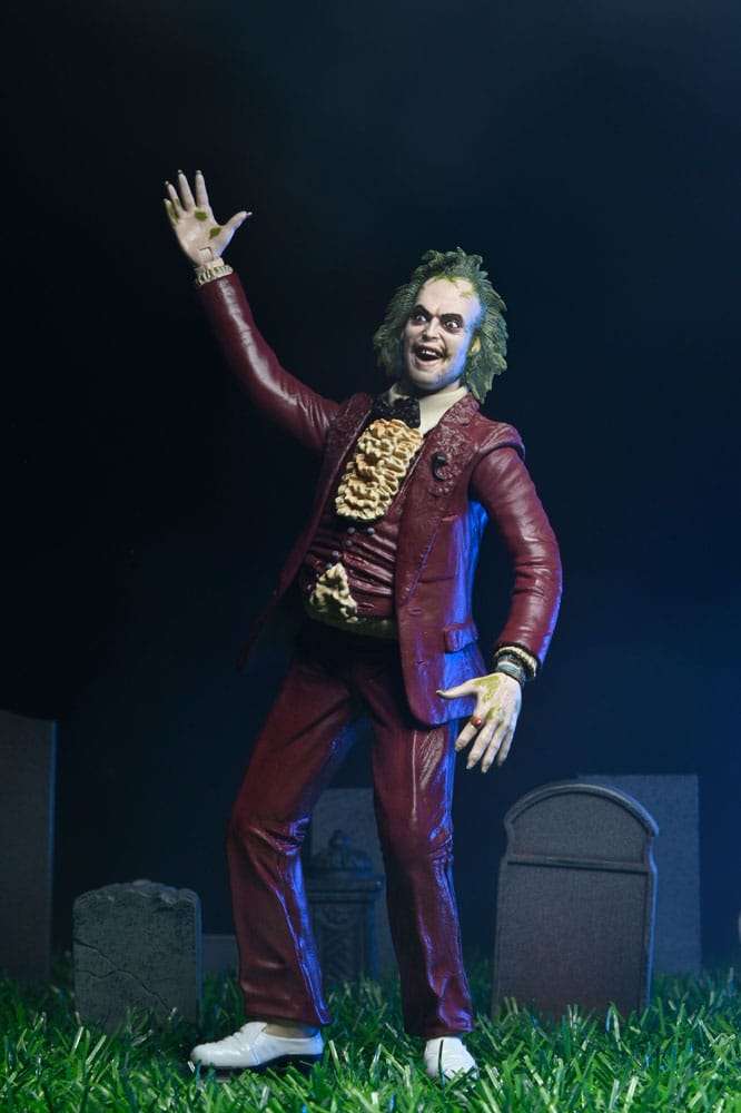 Beetlejuice 1988 Action Figura Beetlejuice Red Tuxedo 18 Cm Neca