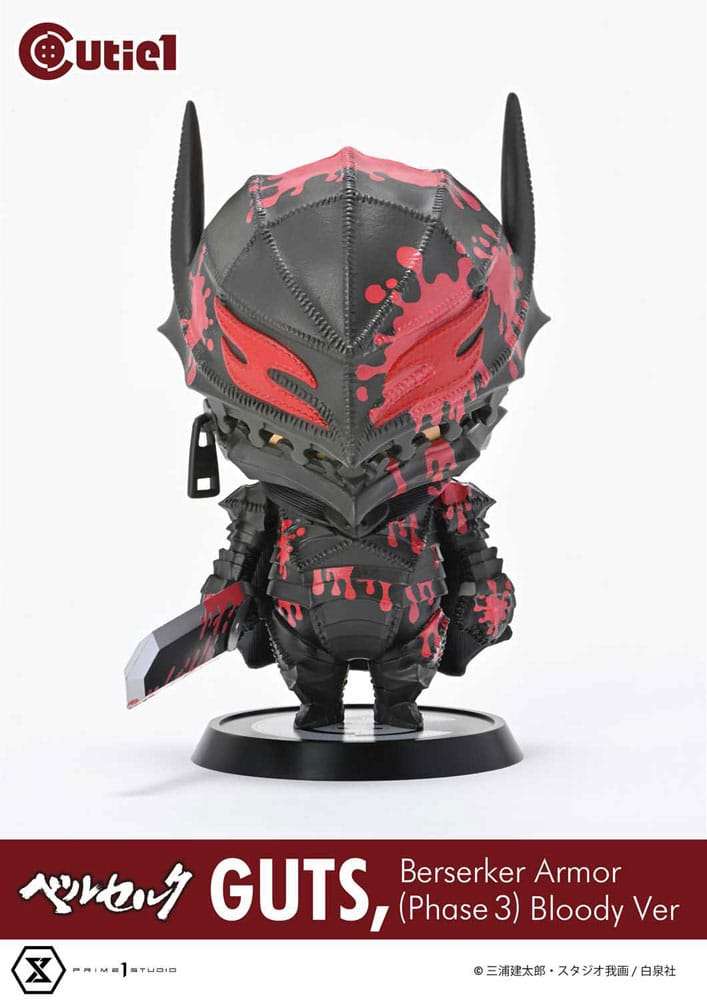 Berserk Cutie1 Pvc Figura Guts Berserker Armor (phase 3) Bloody Ver. 12 Cm Prime 1 Studio