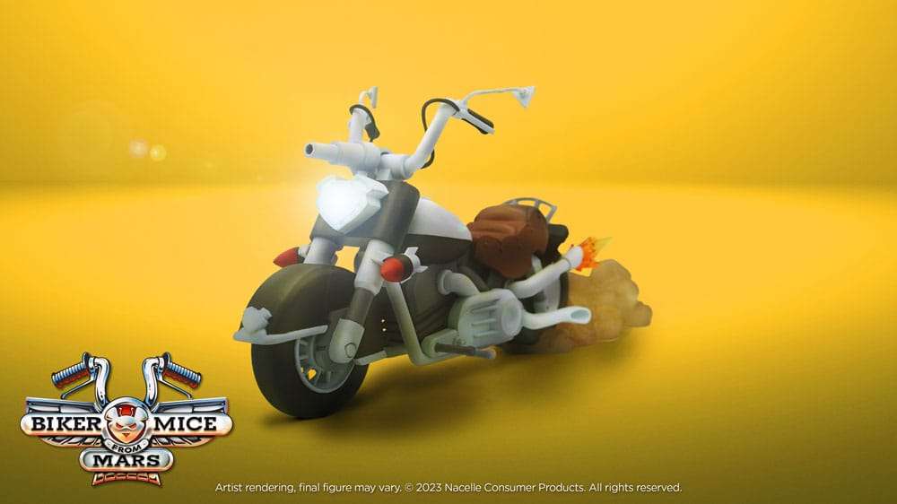 Biker Mice From Mars Vehicle Throttle's Martian Monster Bike 23 Cm Nacelle Consumer Products