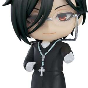 Black Butler: Boarding School Arc Nendoroid Action Figura Sebastian Michaelis: Sapphire Owl Ver. 10 Cm Orange Rouge