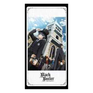 Black Butler: Public School Arc Asciugamano Ciel & Sebastian 150 X 75 Cm Sakami Merchandise