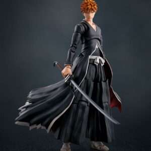 Bleach S.h. Figuarts Action Figura Ichigo Kurosaki Getsugatensho 16 Cm Bandai Tamashii Nations