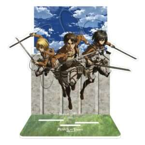 Blue Lock Acrylic Diorama Eren, Mikasa & Armin 20 Cm Sakami Merchandise