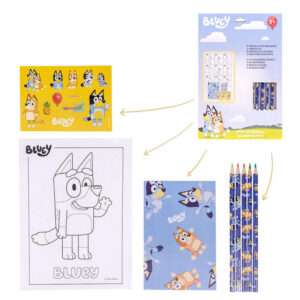 Bluey Colouring Stationery Set Cerdà