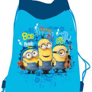 BORSA MINIONS BLU 30X40 GADGET