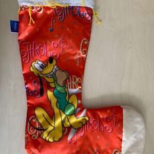 CALZA BEFANA XL MICKEY & CO. PLUTO 50 CM ADDOBBI DECORAZIONI NATALE Natale