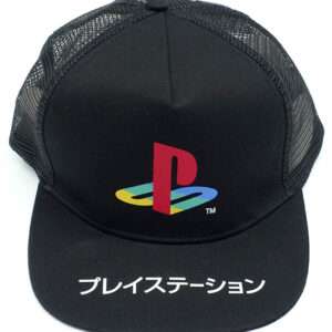 CAP PLAYSTATION KATAKANA LOGO BLACK 54CM PLAYSTATION - ABBIGLIAMENTO
