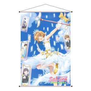 Cardcaptor Sakura Clear Card Wallscroll Sakura Kinomoto 60 X 90 Cm Sakami Merchandise