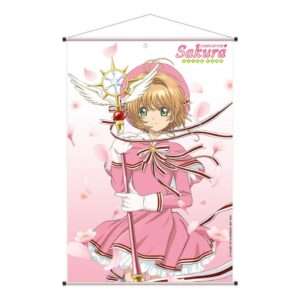 Cardcaptor Sakura Clear Card Wallscroll Sakura Kinomoto Cherry Blossoms 60 X 90 Cm Sakami Merchandise