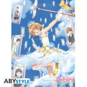 Cardcaptor Sakura Poster "Sakura & Cards" 52 X 38 Cm Abystyle