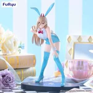 Chainsaw Man Bicute Bunnies Pvc Statua Power Light Blue Color Ver. 30 Cm Furyu