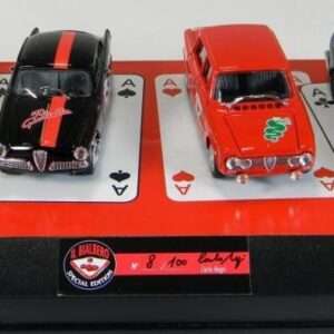 Club Bialbero 372 SET'POKER D'ASSI'CON GIULIETTA SPRINT 1:18 Modellino