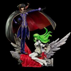 Code Geass: Lelouch Of The Rebellion Statua 1:6 Zero & C.c. 38 Cm Kitsune Statua
