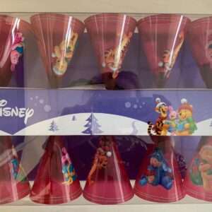 COLLANA A FORMA DI CONO CON 10 LUCI WINNIE THE POOH ADDOBBI NATALE
