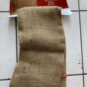 COMO GIOCHI 10208 SACCO BABBO NATALE IN YUTA NEUTRO 60 x 90 CM