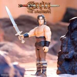 Conan Barbarian Action Figura Reaction Conan Risorto 10 Cm Super 7